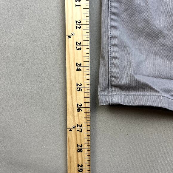 Flint And Tinder Pants Mens 28x30 Gray Chino Slim Fit Straight Leg Casual Cotton - Picture 9 of 12
